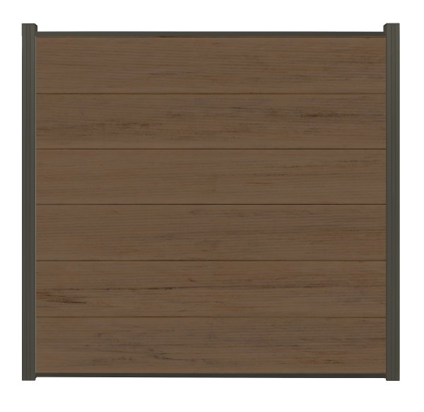 Steckzaun NORA XL - Teak